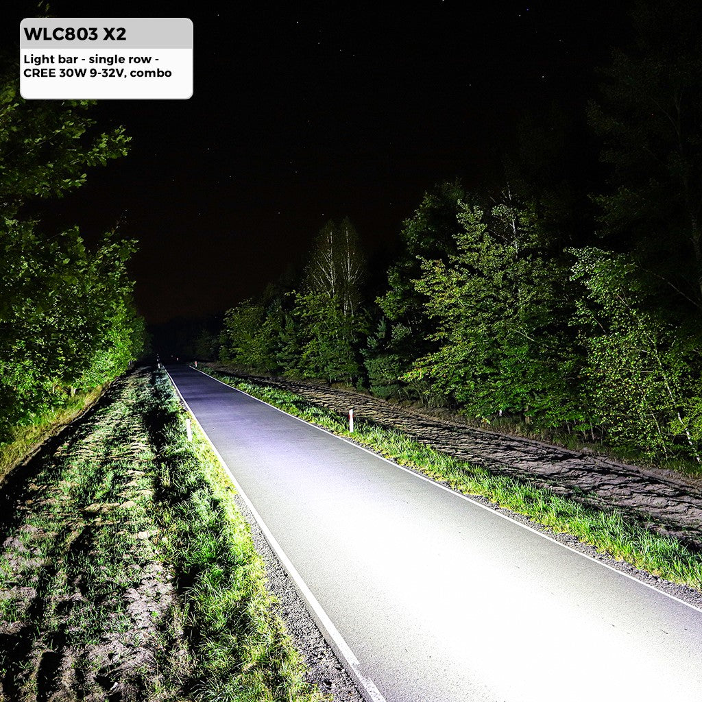 Rampe lumineuse led cree 30w 9-32v, combo 180x41x82mm – Image 4