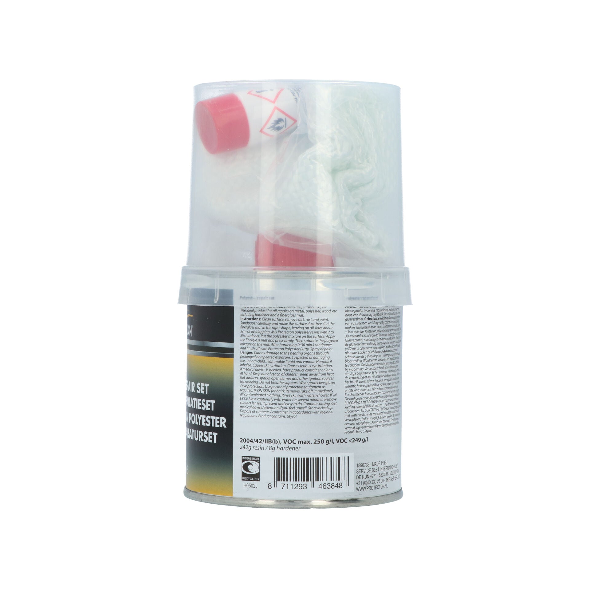 Resine polyester + durcisseur 250g protecton – Image 2