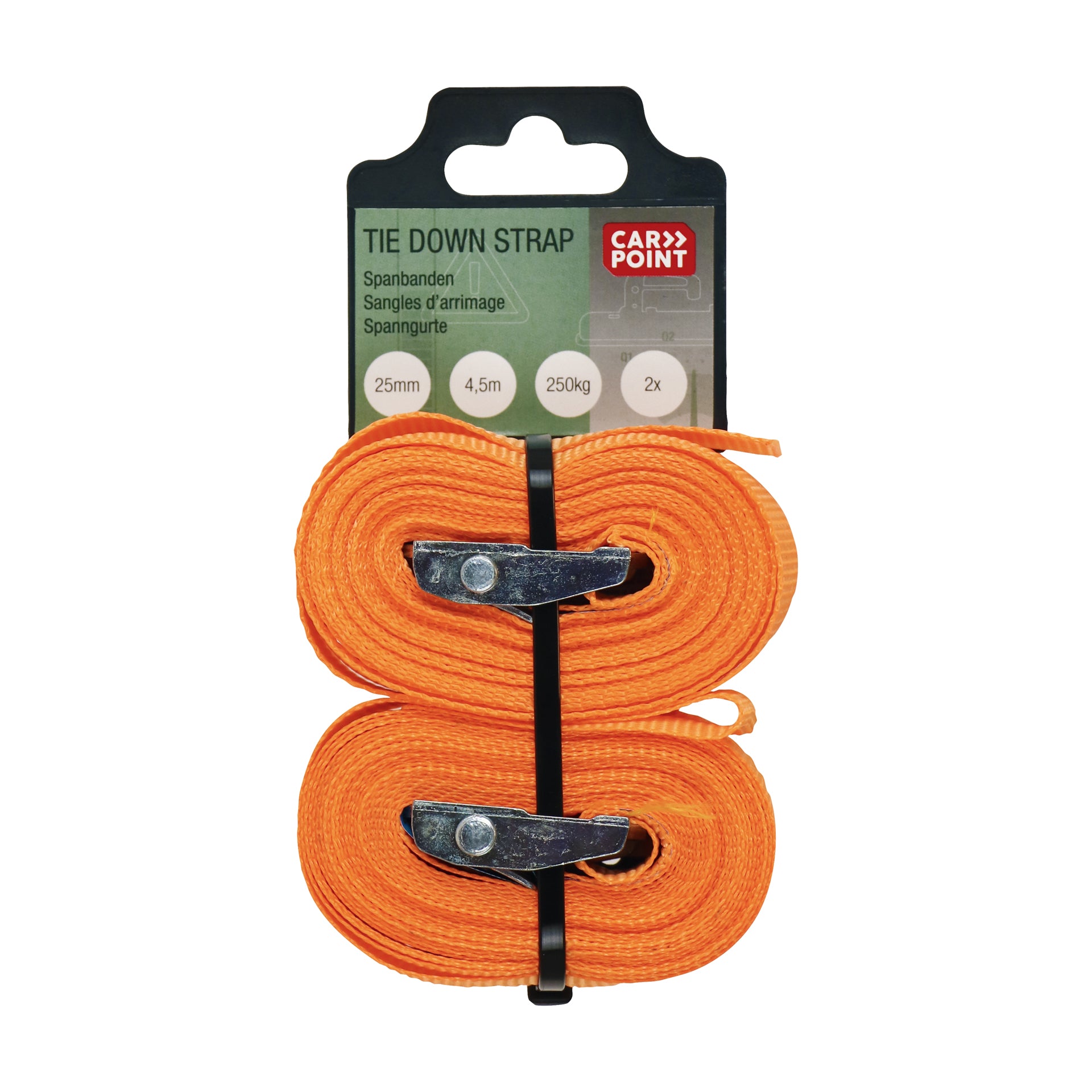 Sangles 4.5mx25mm max 250kg avec boucle x2 – Image 3