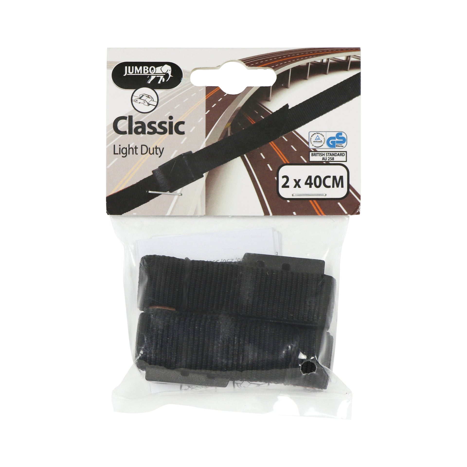 Sangles a bagages avec boucle 40cm x2 – Image 2