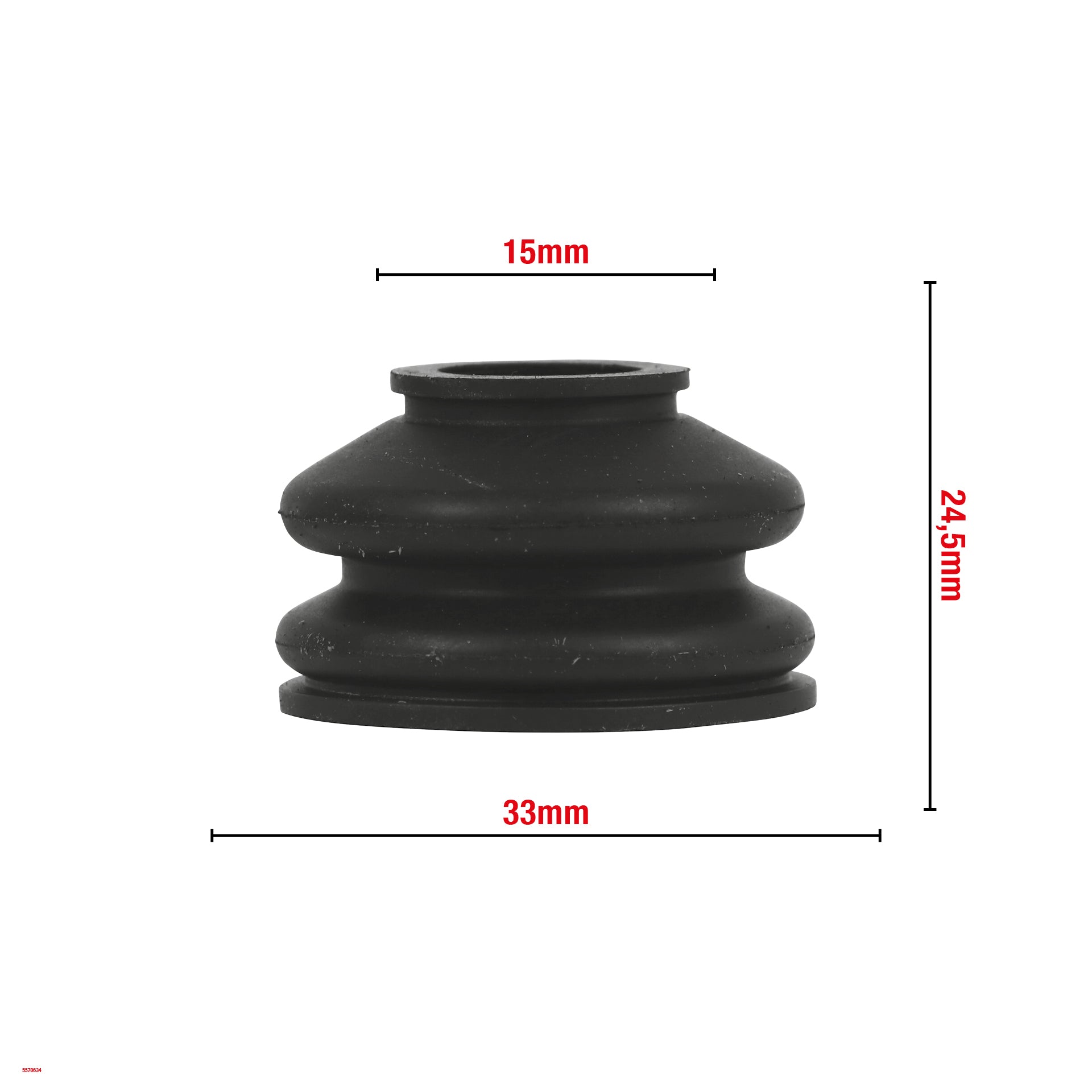 Soufflet de rotule 15x33x24,5mm g15 womi w634 – Image 2