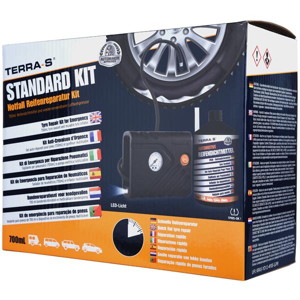 Kit anti-crevaison standard compresseur + bouteille souple 700ml terra s – Image 4