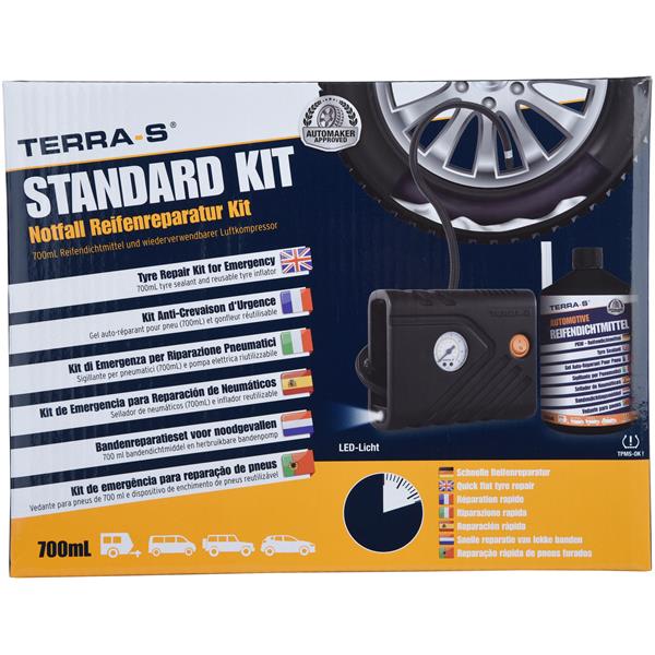 Kit anti-crevaison standard compresseur + bouteille souple 700ml terra s – Image 5