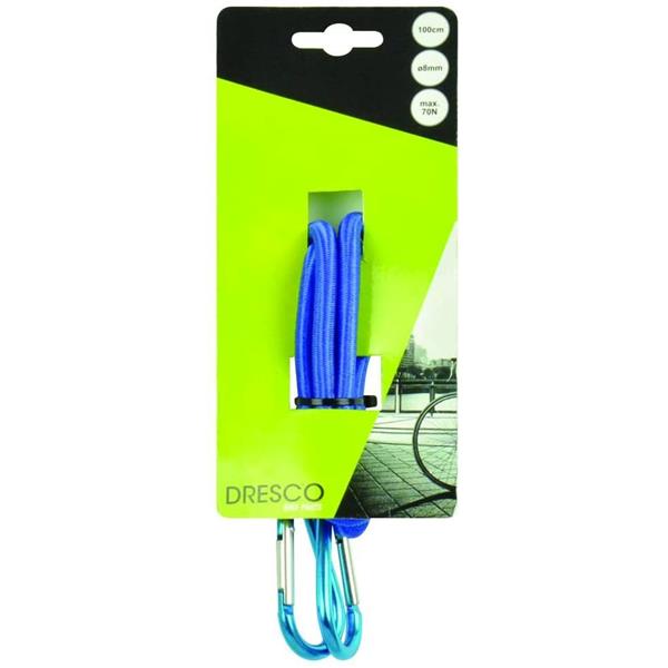 Tendeur avec mousquetons bleu ø8 100cm 7,14kg dresco – Image 4