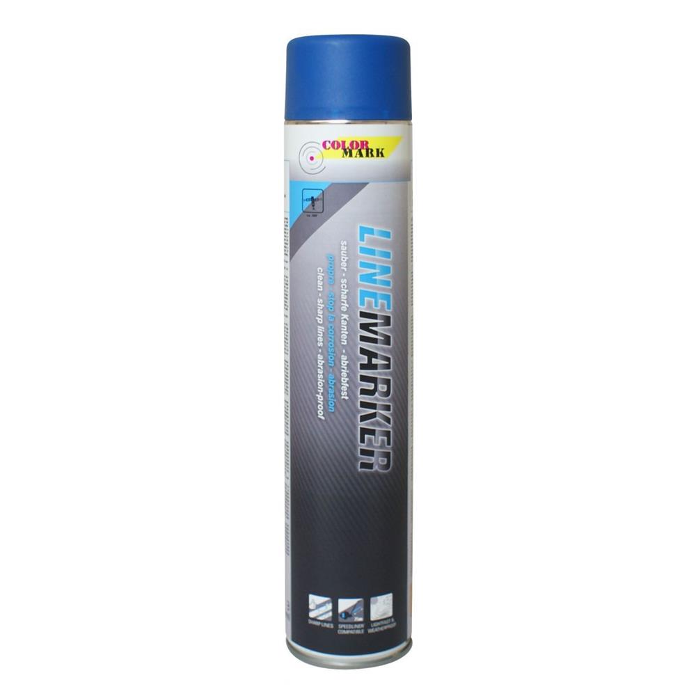 Traceur de ligne bleu lignemarker aerosol 750ml colormark – Image 2
